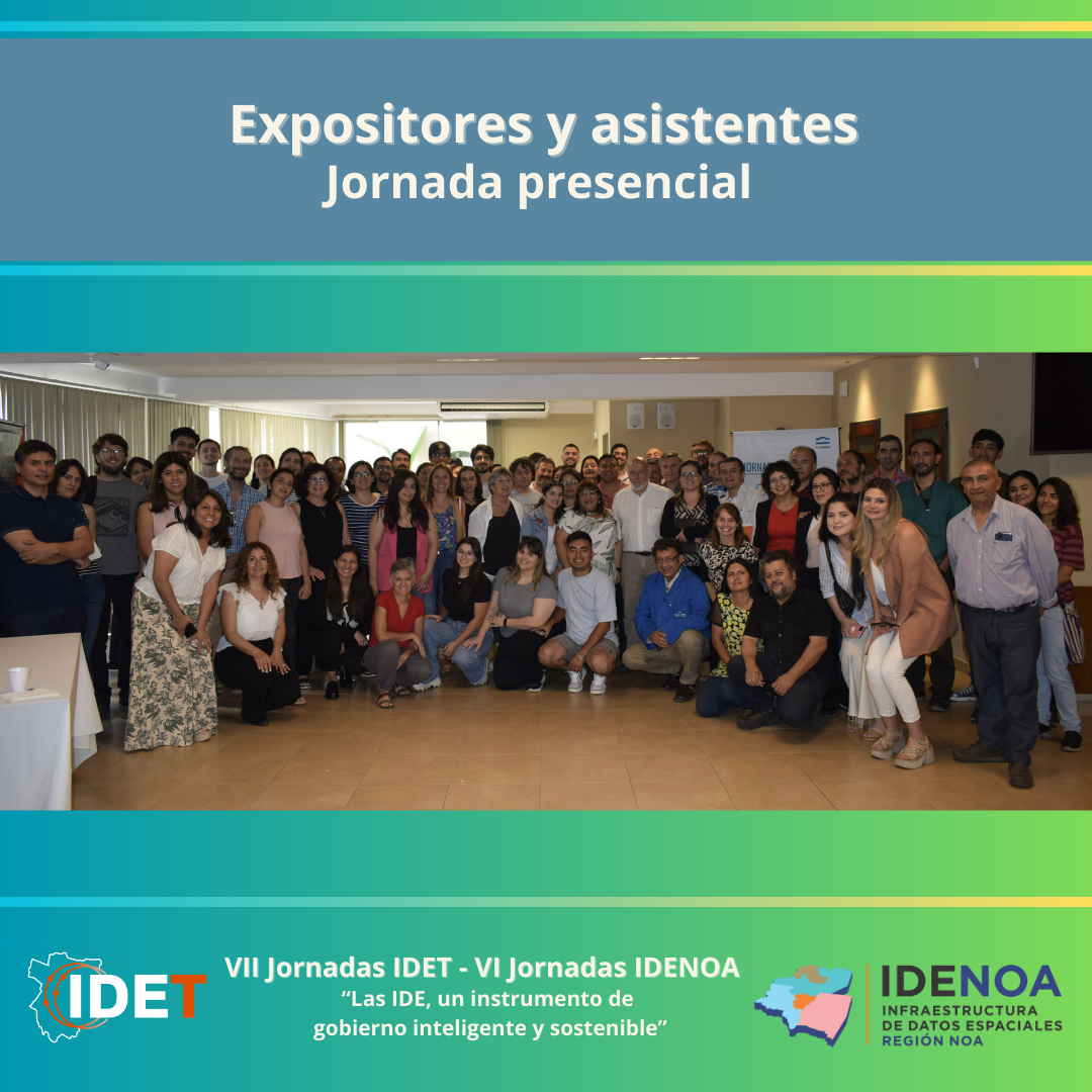 Se realizaron las VII Jornadas IDET -“ VI Jornadas IDENOA